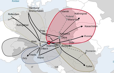 Spolenost Rail Cargo Group - pepravn trasy