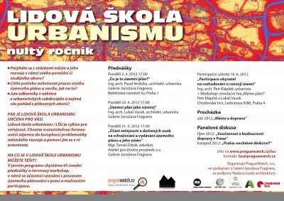 Lidová škola urbanismu Lidová škola urbanismu