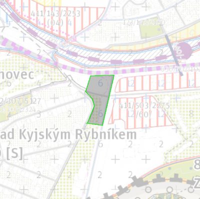 Vymezen plochy pipomnky - Vkov regulace u ulice Broumarsk - zastvka Hejtmansk