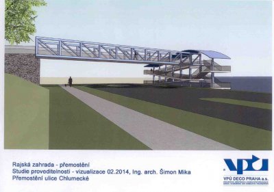 Nov lvka na Rajsk zahrad: Spoj metro s eleznin stanic, projekt vyjde na 3,85 milionu