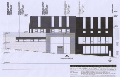 Vizualizace Komunitnho centra Hloubtn