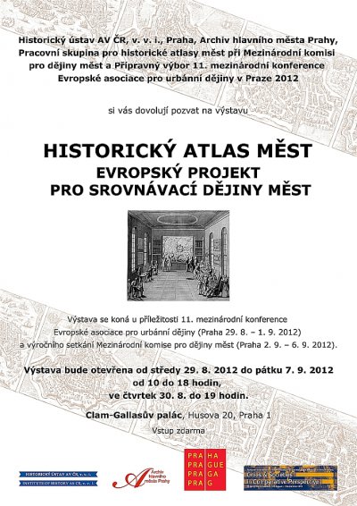 Výstava historických atlasů měst Výstava historických atlasů měst