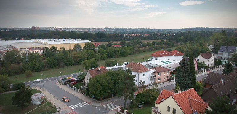 Pohled na arel Coca-Cola stvajc stav - rok 2019